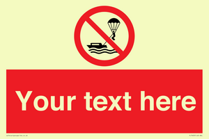 Custom No parasailing